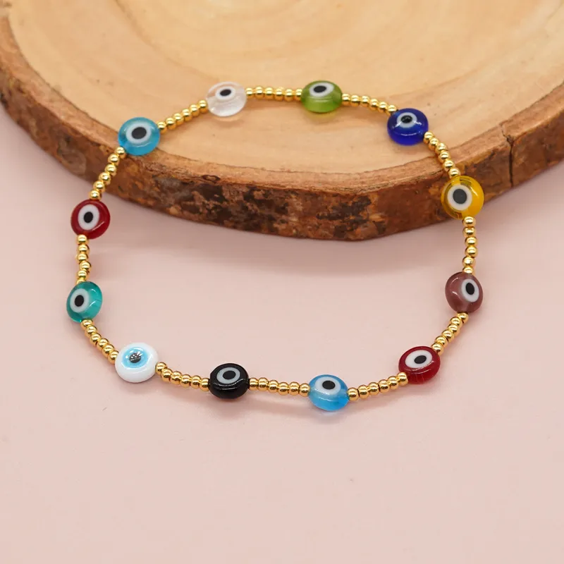 Handmade Evil Eye Beaded Bracelet
